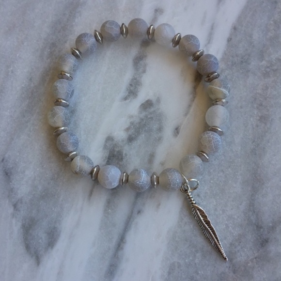 Simple Sanctuary Silver Stacking Bracelets - Picture 4 of 6